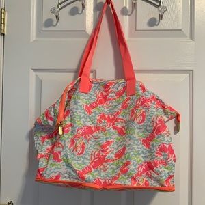 Lilly Pulitzer Lobstah Roll Pop-up Packable Tote!